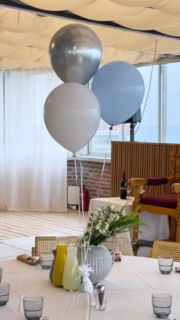 גלריית בלונים לעיצוב שולחנות T-4